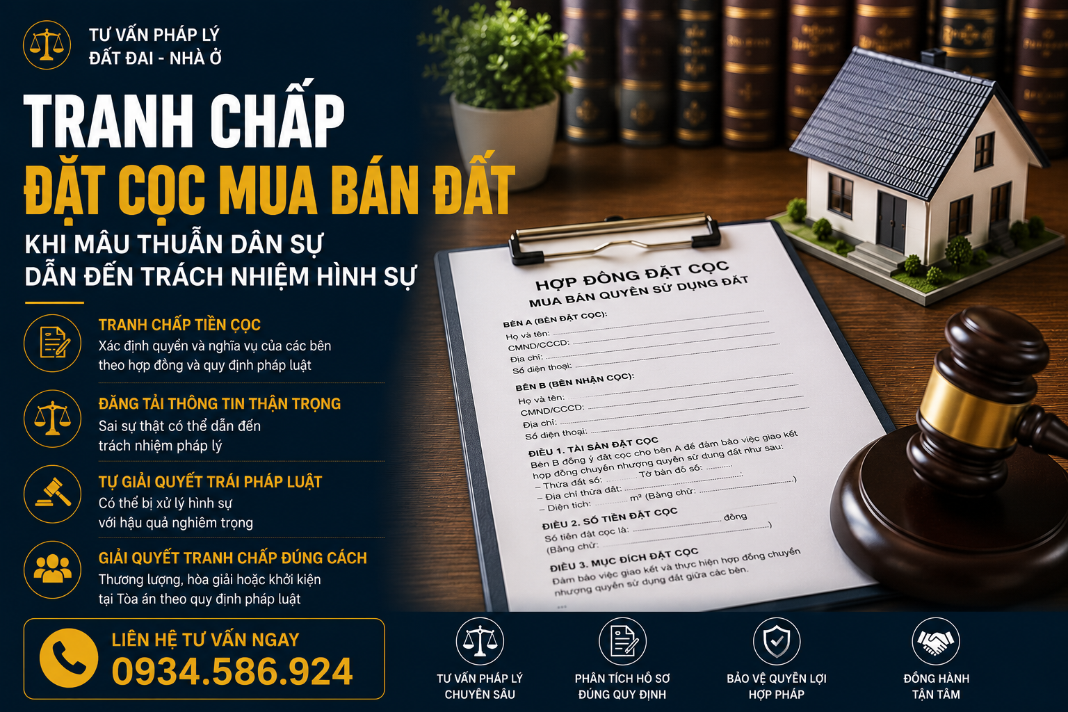 Tranh chấp hợp đồng mua bán đất